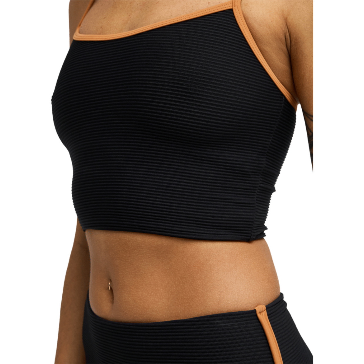 2026 Billabong Dames Tanlines Surf Tank Bikini Top 24O171602 - Black